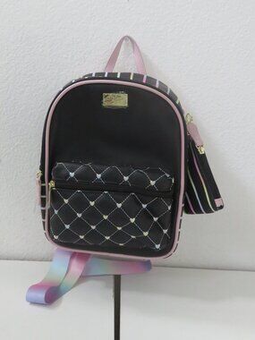 Luv Betsey Johnson Pink Backpack & coin purse